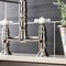 Gourmetier GS1276PX Two-Handle Deck-Mount Pull-Down Sprayer Kitchen Faucet, Polished Nickel GS1276PX - alternate 3